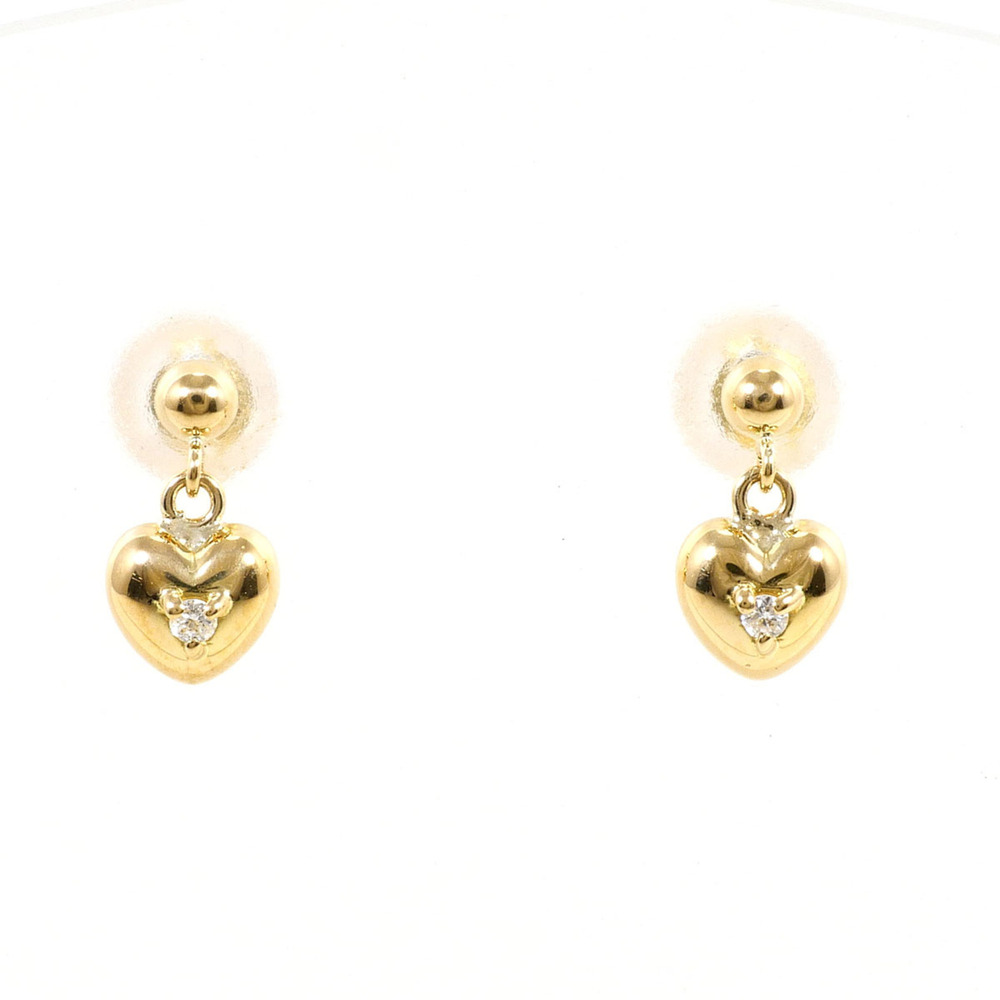 VINTAGE 18k Gold Diamond Earrings